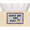 Ver imagem 1 de Tapete Capacho Gente que Ama Açai 60x40cm Fu: Prata
