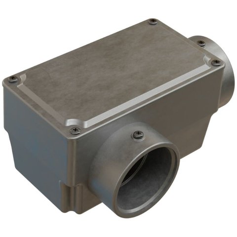 Caixa de Derivação Fixa Conduletzel sem Pintura Tipo Lr de 1.1/2"" com Tampa - E012060065 - Wetzel C