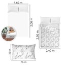Ver imagem 5 de Jogo de Cama Queen Size 150 Fios Fiori - Yan (7619)