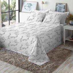 Jogo de Cama Queen Size 150 Fios Fiori - Yan (7619) - 2