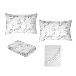 Jogo de Cama Queen Size 150 Fios Fiori - Yan (7619) - 6