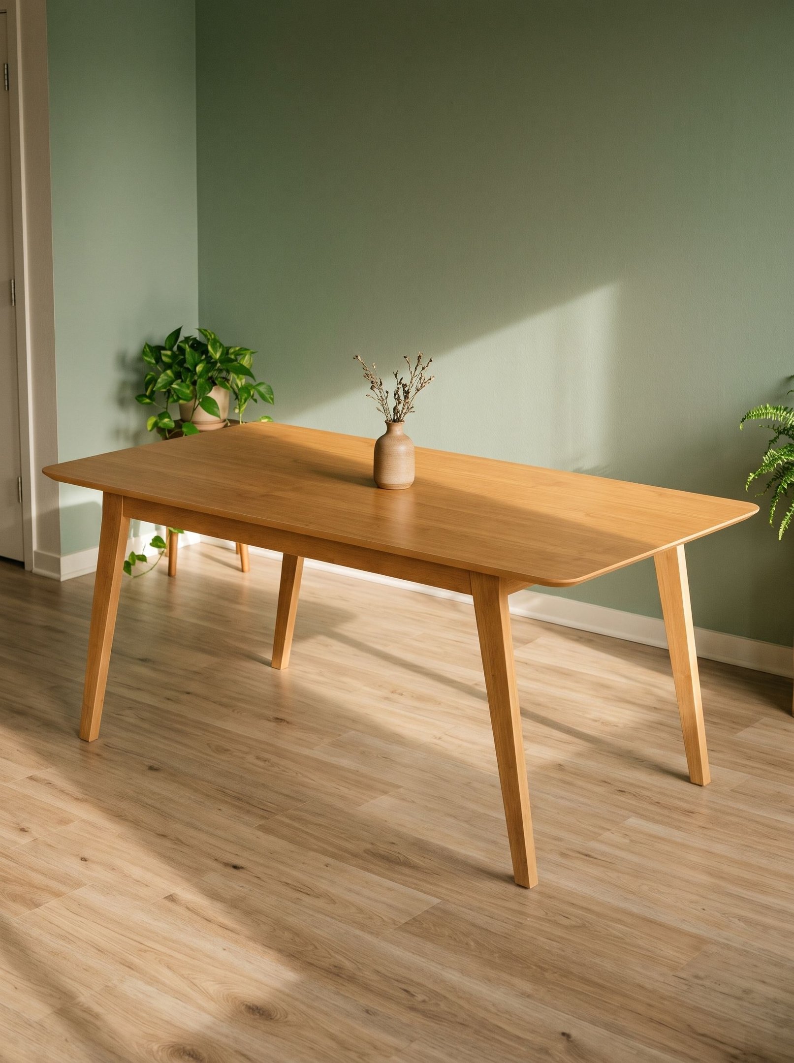 Mesa de Jantar 6 Lugares Retangular com Tampo de 25mm 180x78x90cm