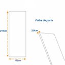 Ver imagem 3 de Folha de Porta de Madeira 210cm X 102cm Incoportas