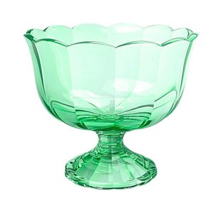 Cj.6 Taças Sobremesa em Vidro Peach Verde 410ml Hauskraft