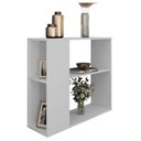 Ver imagem 1 de Aparador Buffet Decorativo 1 Prateleira Opala Branco Caemmun