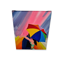 Ver imagem 6 de Mini Quadro Casal com Guarda Chuva Pintado a Mão 30x25cm
