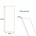 Ver imagem 3 de Kit porta de Madeira Completa 213cm x 64cm  Batente regulavel de 14 a 16,5cm Direita Incoportas
