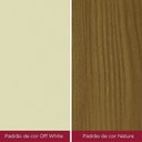 Ver imagem 5 de Mesa de Jantar Luiza 120 Cm Ambiente Canto Reto com Vidro Nature Off White – Henn