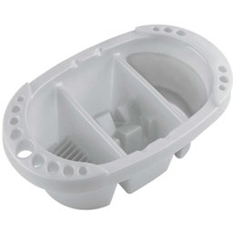 Suporte e Lava Pincel Sem Godê Ref.5120 N.001 Branco Pinceis Tigre 5120-001 - 1