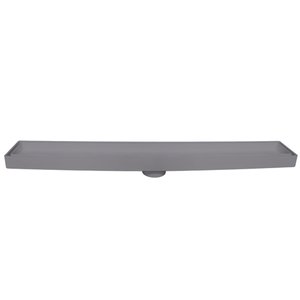 Ralo Invisível Linear com 5x50cm Cinza - 1708 - ESTRELA