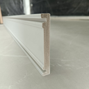 Ver imagem 3 de Rodape/guarnicao Poliestireno Liso 10cm Branco Px 5746