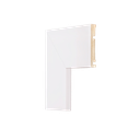 Ver imagem 1 de Rodape/guarnicao Poliestireno Liso 10cm Branco Px 5746