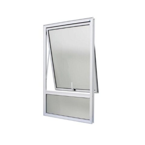Vitrô Alumínio Branco Maxim Ar 1S c/Vidro Fixo Maxx - 100x60