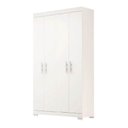 Ver imagem 1 de Guarda Roupa Acp Lana 4 Portas com Pés 100% Mdf - Branco