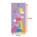 Ver imagem 5 de Toalha de Banho Infantil Peppa Pig Lepper Felpuda de Algodão para Menina 60x120 cm Piscina
