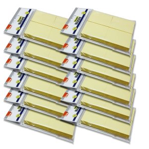 Kit 12 Bloco Adesivo Recado 38x51 100 Fls Pequeno