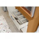 Ver imagem 2 de Kit Cozinha Dakota com 11 Portas e 2 Gavetas Jequitiba Off White Lukaliam
