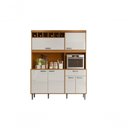 Ver imagem 4 de Kit Cozinha Dakota com 11 Portas e 2 Gavetas Jequitiba Off White Lukaliam