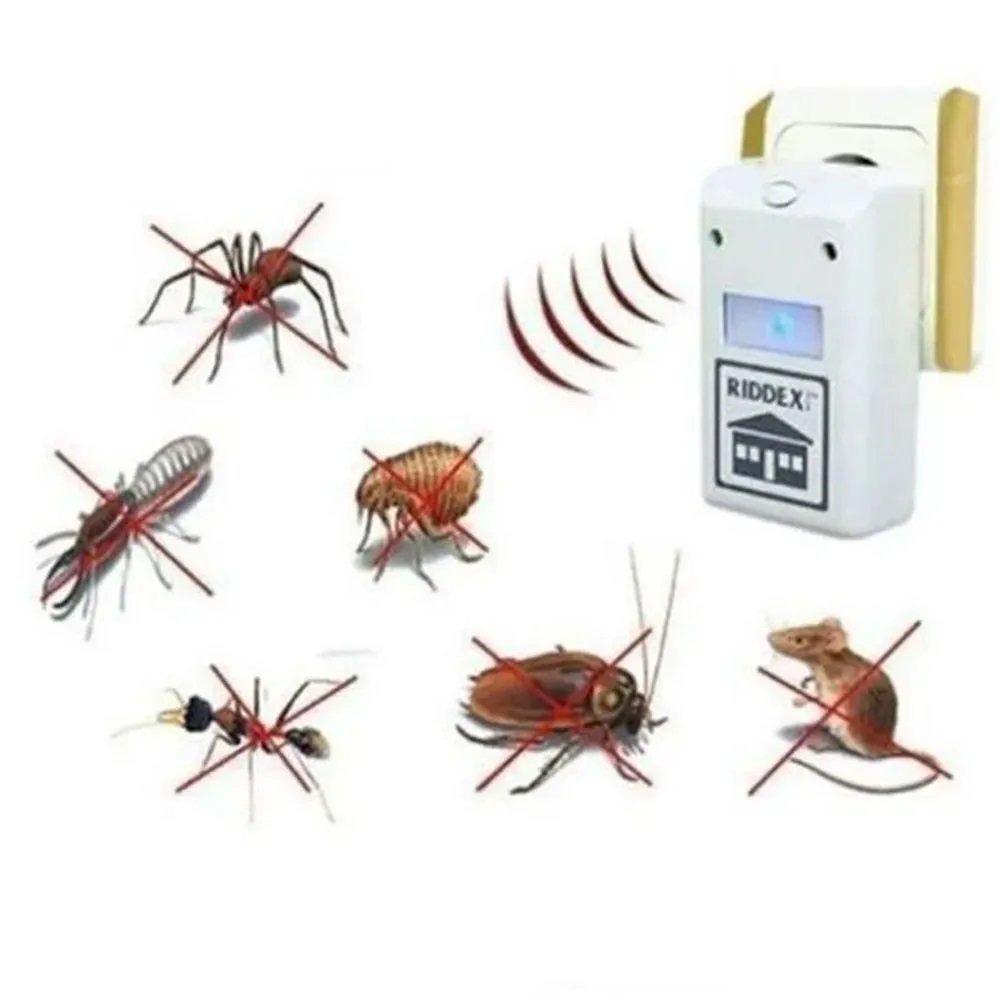 Repelente De Tomada Ultrassonico Kit 6 Uni Anti Mosquito Inseto Moscas Pragas Doenças Zika Ralos e T - 5