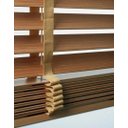 Ver imagem 1 de Persiana Cortina Horizontal em Madeira de 50mm com fita na Cor (1,70x1,20)
