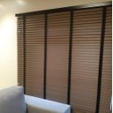 Ver imagem 6 de Persiana Cortina Horizontal em Madeira de 50mm com fita na Cor (1,70x1,20)