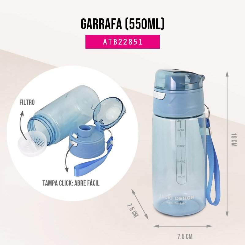 Kit Bolsa Térmica Lancheira Marmita Garrafa Porta Talher Fit Jacki Design Bolsa Térmica Com Alça Fem - 5