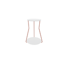 Ver imagem 1 de Mesa Lateral Industrial 2 Andares Cobre - Branco
