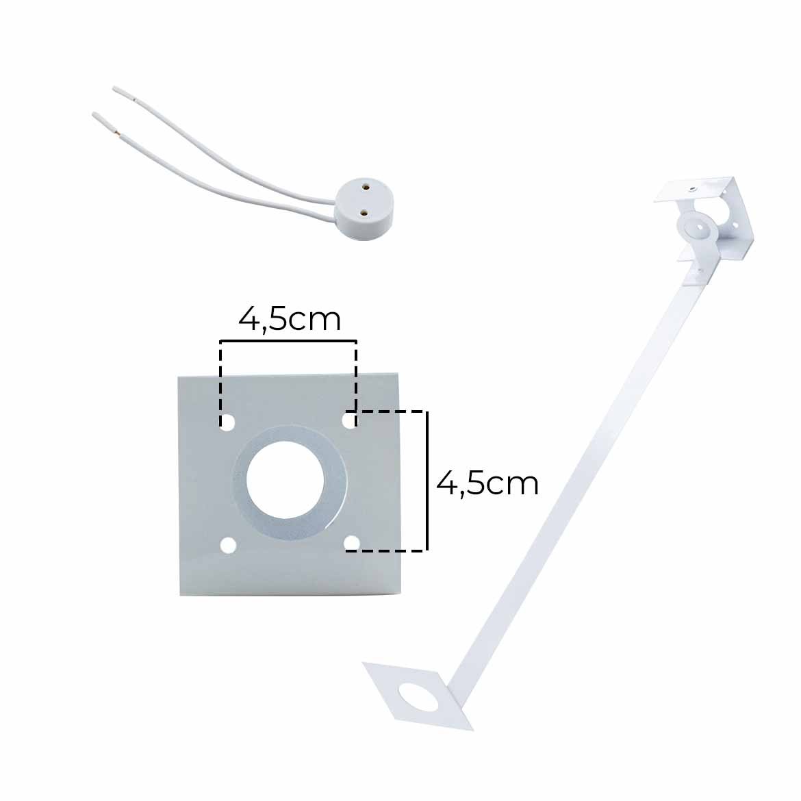 Poste Balizador de Jardim Externo Preto P/ Tubular T8 Starlumen St2946 - 6