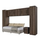 Ver imagem 1 de Guarda Roupa Modulado Dallas com 6 Módulos 8 Portas de Bater 3 Gavetas