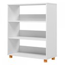 Ver imagem 2 de Estante para Livros Montessoriano 3 Prateleiras Branco - Olivar Móveis