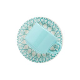 Conjunto de 6 Xícaras Grandes 200ml com Pires Donna Mandala - 2