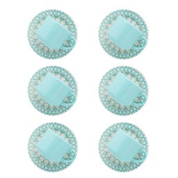 Conjunto de 6 Xícaras Grandes 200ml com Pires Donna Mandala - 1