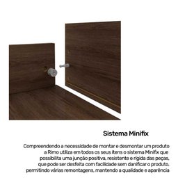 Guarda Roupa Modulo 2 Portas e 3 Gavetas 245cm Setiba Plus Carvalho/off White - 6
