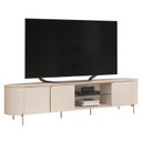 Ver imagem 2 de Rack Bancada para Sala Ariana e Aparador para Sala Petri Off White – Dj Móveis