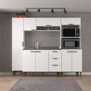 Ver imagem 1 de Cozinha Completa Carol 8 Portas 3 Gavetas Branco - Jcarvalho
