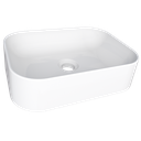 Ver imagem 1 de Cuba para Pia de Apoio em Mármore Sintético Luna Rica - Branco