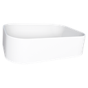 Ver imagem 3 de Cuba para Pia de Apoio em Mármore Sintético Luna Rica - Branco