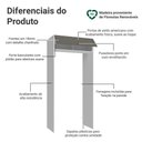 Ver imagem 3 de Porta-Geladeira 103 cm 1 Porta Basculante Branco/Cinza Vik Madesa Branco/Cinza