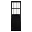 Ver imagem 1 de Porta de Alumínio Preto de Entrada Social Hale Esquadrias - Lado Direito - 2.10 (a) X 0.80 (l)