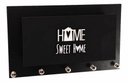 Ver imagem 1 de Porta Chaves e Cartas Home Preto Organizador Luxo - Personalizado Make Laser