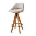 Ver imagem 6 de Kit 2 Banquetas Giratórias Estofadas com Encosto Nicole