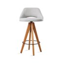 Ver imagem 5 de Kit 2 Banquetas Giratórias Estofadas com Encosto Nicole