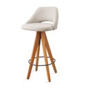 Ver imagem 6 de Kit 2 Banquetas Giratórias Estofadas com Encosto Nicole