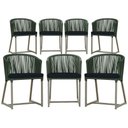 Ver imagem 1 de 7 Cadeiras de Jantar Área Noronha Fendi E12 Trama Original Verde