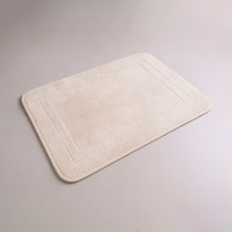 Tapete Porta Entrada Antiderrapante Aconchego 65x45cm Bege - 1