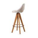 Ver imagem 7 de Kit 4 Banquetas Giratórias Estofadas com Encosto Nicole