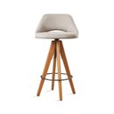 Ver imagem 5 de Kit 4 Banquetas Giratórias Estofadas com Encosto Nicole