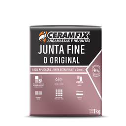 Rejunte Junta Fine Platina 1kg Ceramfix - 1