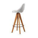 Ver imagem 7 de Kit 4 Banquetas Giratórias Estofadas com Encosto Nicole