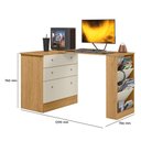 Ver imagem 5 de Cômoda com Mesa Giratória Gamer em Mdp Qmovi